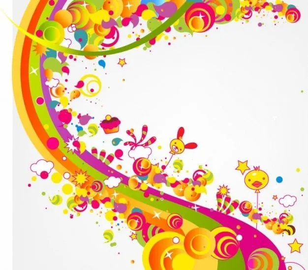 sin abstracta felices lindo arco iris de colores ilustración ... sin abstracta felices lindo arco iris de colores ilustración ...