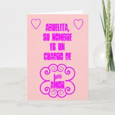 Abuelita, la O.N.U Cuadro de Amor del Su Nombre es.poema de w/original ... Abuelita, la O.N.U Cuadro de Amor del Su Nombre es.poema de w/original ...