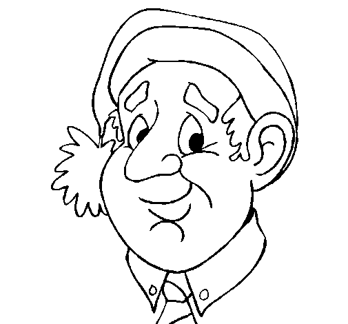 Dibujos de abuelito para colorear - Imagui