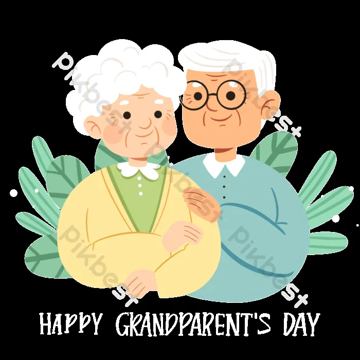 Abuelos De Estilo De Dibujos Animados | Elementos graficos Plantilla PSD  Descarga Gratuita - Pikbest