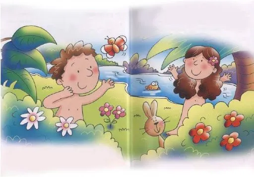 ME ABURRE LA RELIGIÓN: ADÁN Y EVA PARA NIÑOS ME ABURRE LA RELIGIÓN: ADÁN Y EVA PARA NIÑOS