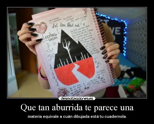 Que tan aburrida te parece una | Desmotivaciones