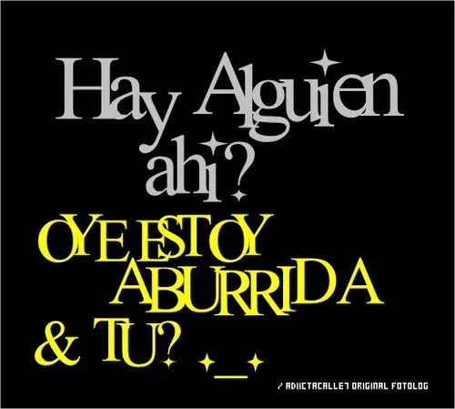 ESTOY ABURRIDA… | No veas pasar tu vida a traves de la ventana ...