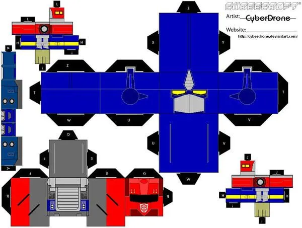 Figuras de carros de papel para armar - Imagui