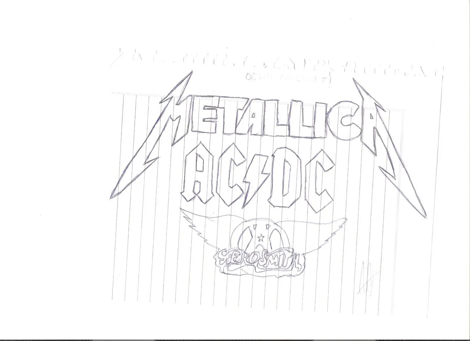 Dibujos de ac dc para pintar - Imagui