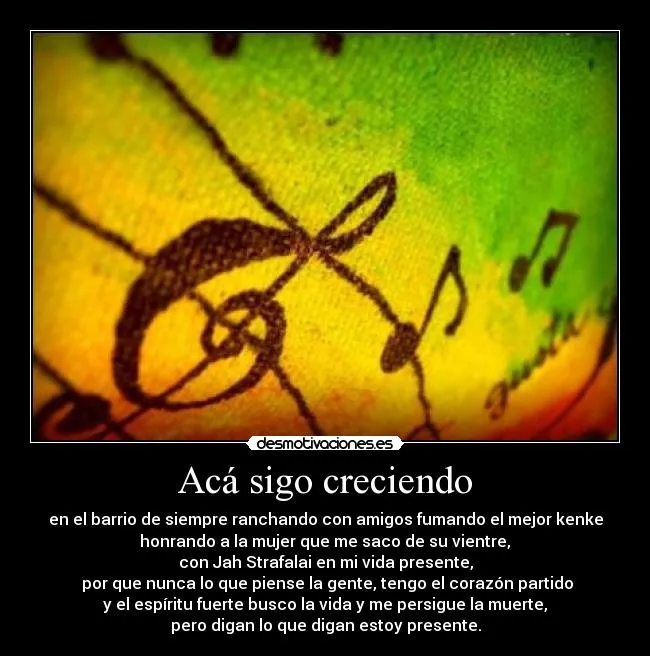 Acá sigo creciendo | Desmotivaciones