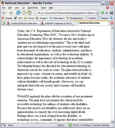 Accesibilidad Web: Texto/Diseño tipográfico