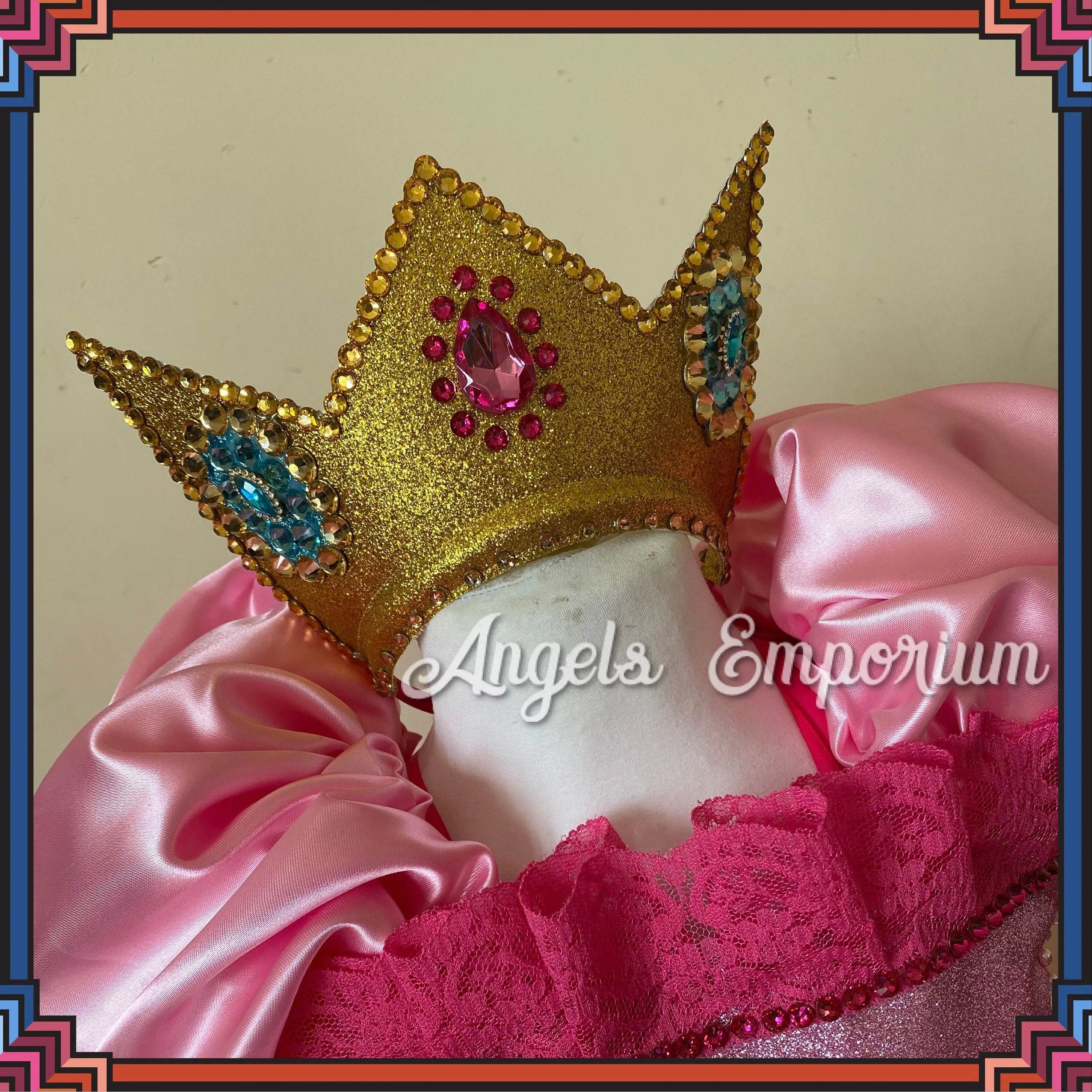 Accesorio Princesa Peach Diadema Tocado Corona Brillo - Etsy México Accesorio Princesa Peach Diadema Tocado Corona Brillo - Etsy México
