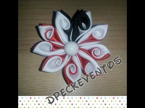 Accesorios para el cabello part I- Flores kanzashi - ganchos ... Accesorios para el cabello part I- Flores kanzashi - ganchos ...