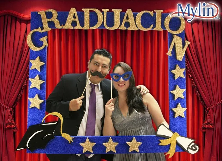 Accesorios para fiesta de graduación / Photobooth / Picks de ...