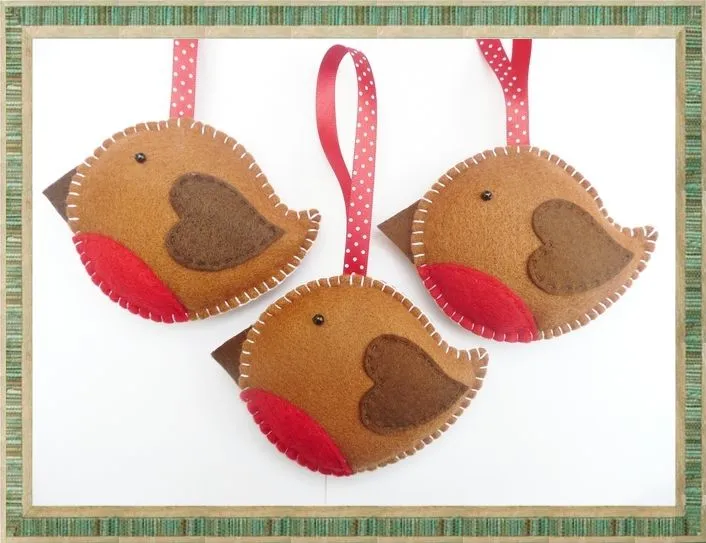 Accesorios Fimo: Ideas para decorar con fieltro tu Navidad