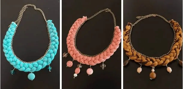 Accesorios de Moda: DIY collar trenzado