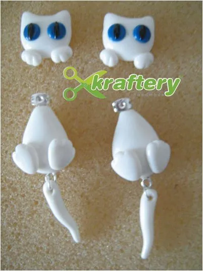 Aretes gatitos | Accesorios/Porcelana Fría | Pinterest Aretes gatitos | Accesorios/Porcelana Fría | Pinterest