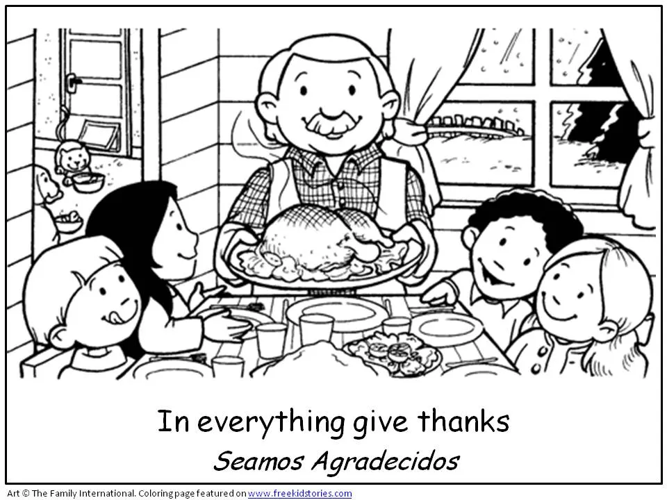 Dia de Acción de Gracias – páginas para pintar – Thanksgiving Coloring Pages – Free Kids Stories Dia de Acción de Gracias – páginas para pintar – Thanksgiving Coloring Pages – Free Kids Stories