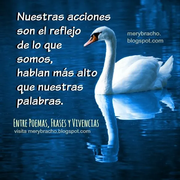 Nuestras Acciones Hablan más Alto que nuestras Palabras. Reflexión ... Nuestras Acciones Hablan más Alto que nuestras Palabras. Reflexión ...