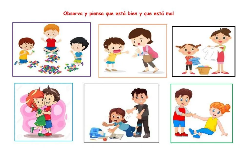 Buenas acciones. interactive worksheet | Live Worksheets Buenas acciones. interactive worksheet | Live Worksheets