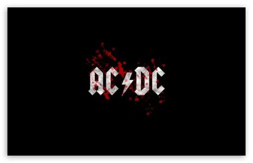 AC/DC Blood Logo HD desktop wallpaper : Widescreen : Fullscreen ...