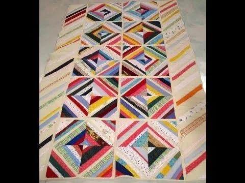 Como hacer un acolchado con patchwork - YouTube
