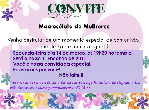 Aconteceu no MIM: Convite Especial = Encontro de Gerações - Macro ...