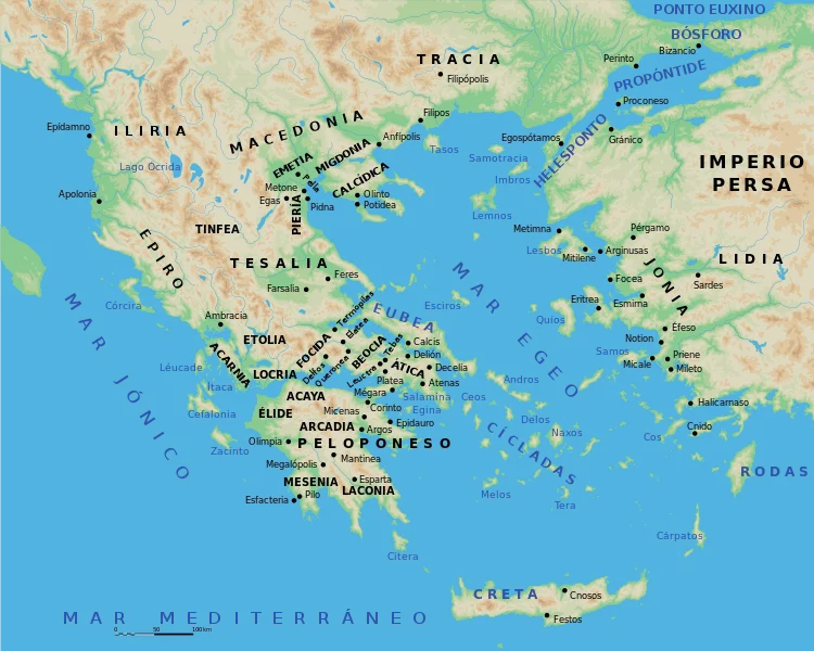 Acoso Grupal en Gran Canaria. Holocausto Mundial: Mapa de Grecia
