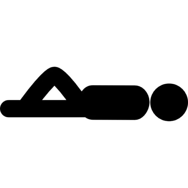 Acostado hombre postura silueta | Descargar Iconos gratis Acostado hombre postura silueta | Descargar Iconos gratis