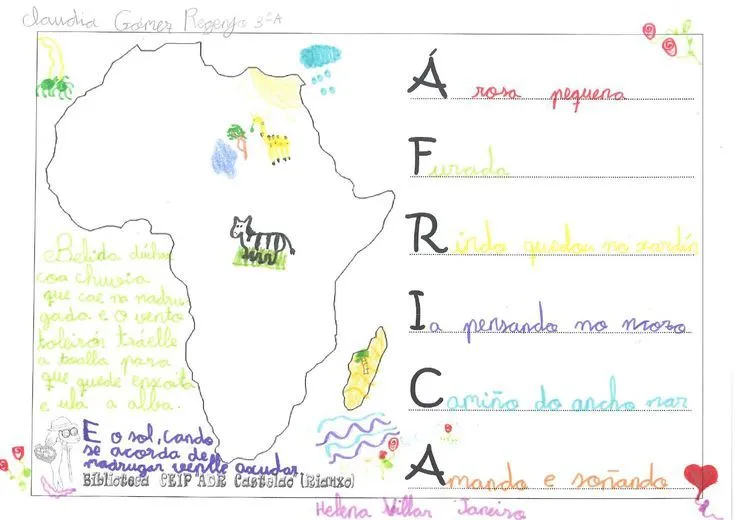 Acrósticos dos Continentes. | BIBLIOTECA-2014 | Pinterest Acrósticos dos Continentes. | BIBLIOTECA-2014 | Pinterest