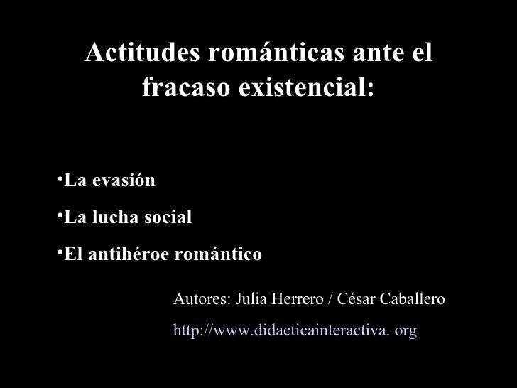 Actitudes románticas