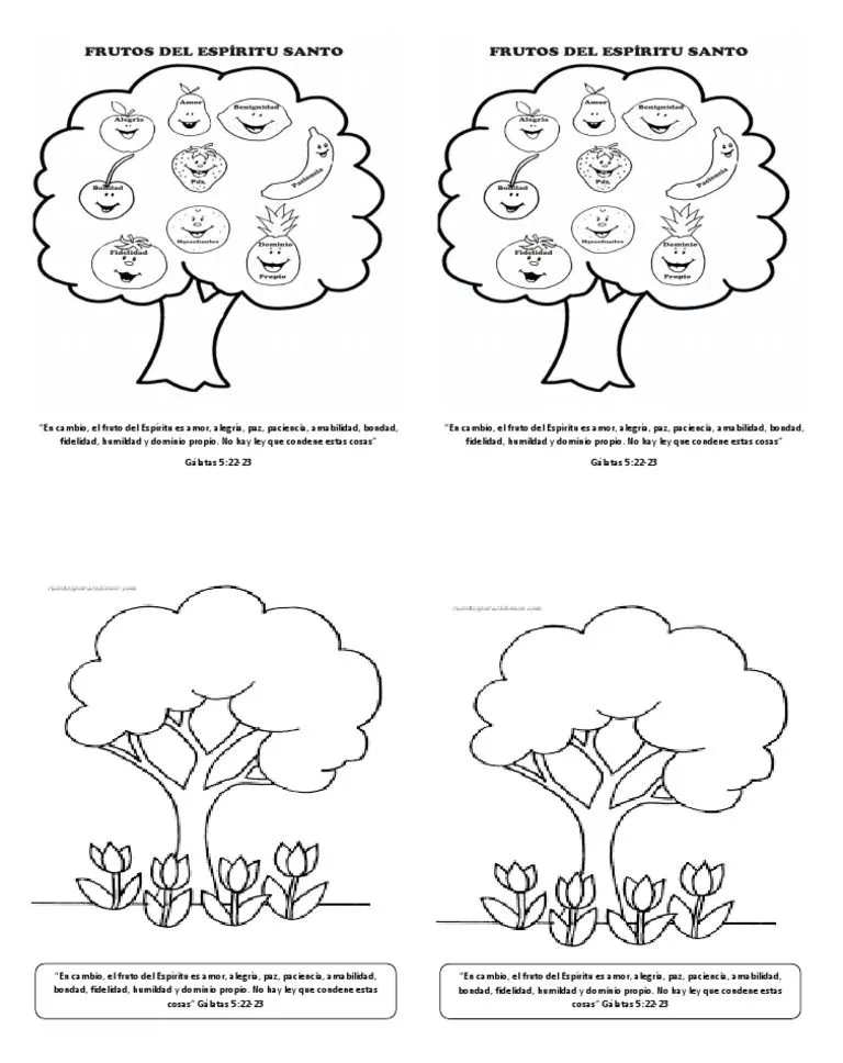 Actividad - Completar Arbol Frutos Del Espíritu | PDF Actividad - Completar Arbol Frutos Del Espíritu | PDF