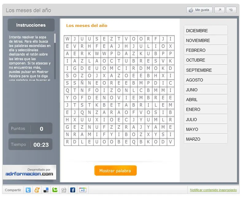 Actividad: los meses del año « Elly Español Actividad: los meses del año « Elly Español