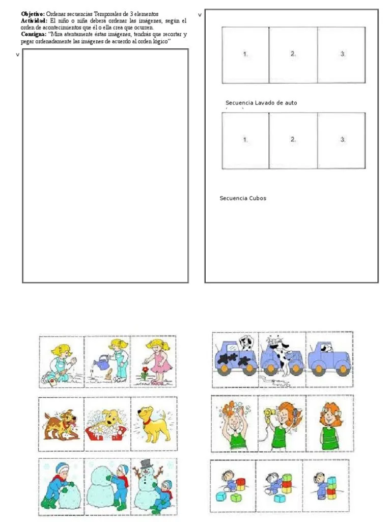 ActividaD Secuencias Temporales 3 Elementos | PDF ActividaD Secuencias Temporales 3 Elementos | PDF