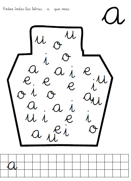 Actividades con la vocales - Imagui