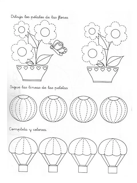 Actividades de apresto para pre kinder para imprimir - Imagui