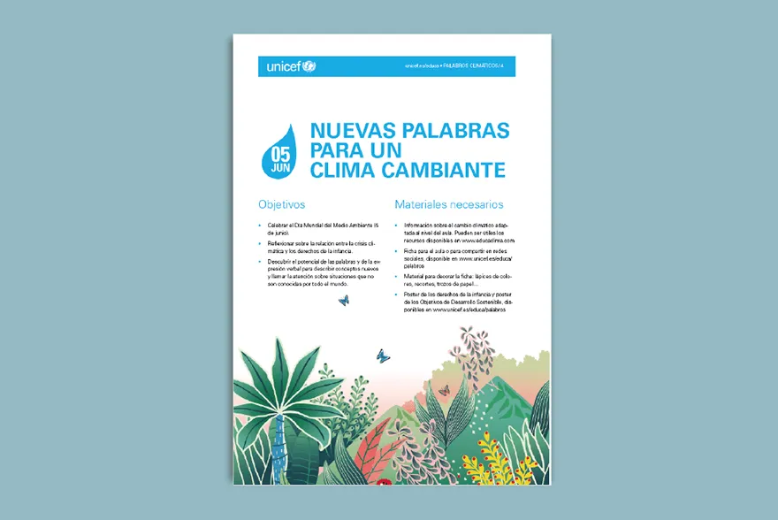 Actividades para el aula sobre el medio ambiente | UNICEF Actividades para el aula sobre el medio ambiente | UNICEF