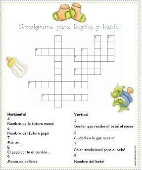 Ayuda con juegos para baby shower