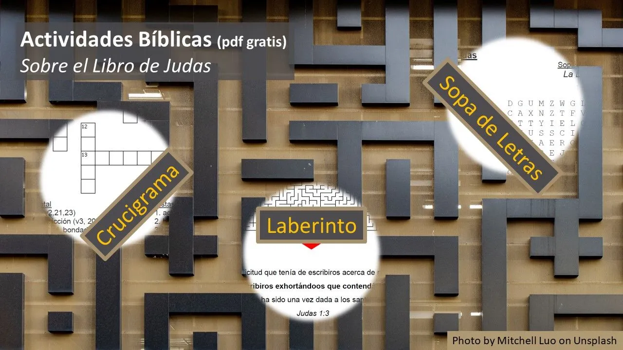 Actividades Biblicas para Imprimir - El Libro de Judas | Libertad en Verdad Actividades Biblicas para Imprimir - El Libro de Judas | Libertad en Verdad