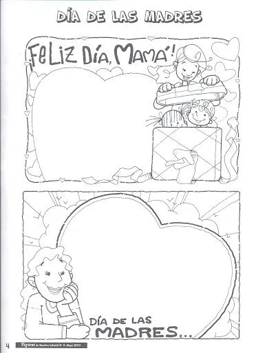 Actividades para colorear de mayo