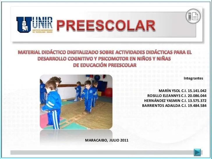 Actividades Didácticas para el Desarrollo Cognitivo y Psicomotor en e… Actividades Didácticas para el Desarrollo Cognitivo y Psicomotor en e…