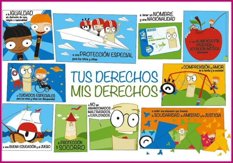 Actividades para Educación Infantil: 9 carteles para trabajar Los Derechos  de los Niños