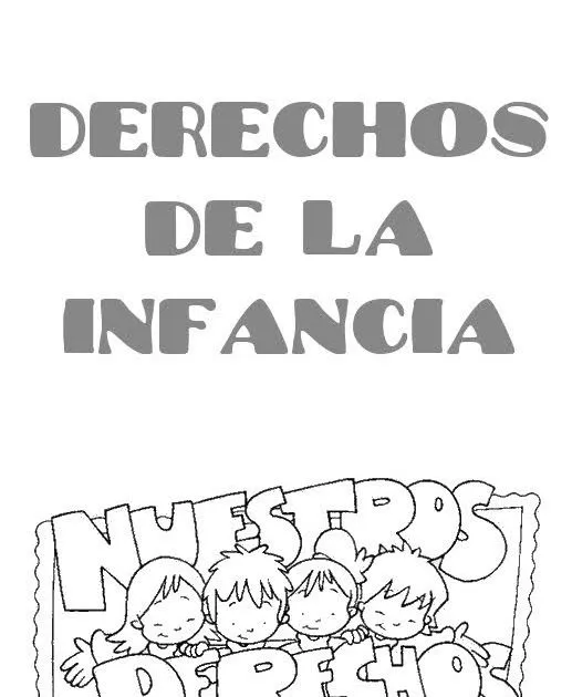 Actividades para Educación Infantil: Fichas para colorear de los Derechos de la Infancia Actividades para Educación Infantil: Fichas para colorear de los Derechos de la Infancia