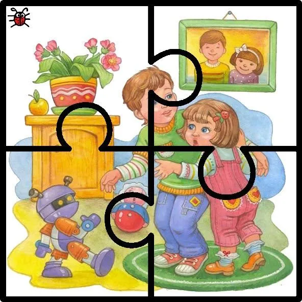 Actividades para Educación Infantil: 7 puzzles con preciosos dibujos coloreados Actividades para Educación Infantil: 7 puzzles con preciosos dibujos coloreados