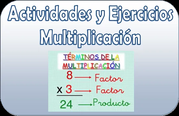 Actividades y ejercicios de multiplicaciones para tercer grado de ...