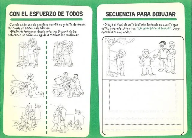 Actividades Escolares: actividades sobre valores