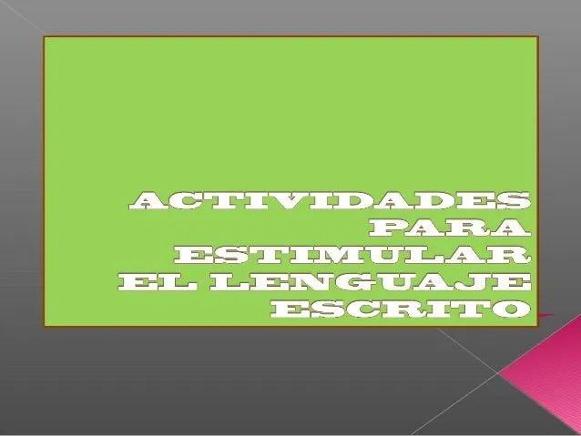 Actividades para estimular el lenguaje escrito módulo 4 dificultades… Actividades para estimular el lenguaje escrito módulo 4 dificultades…