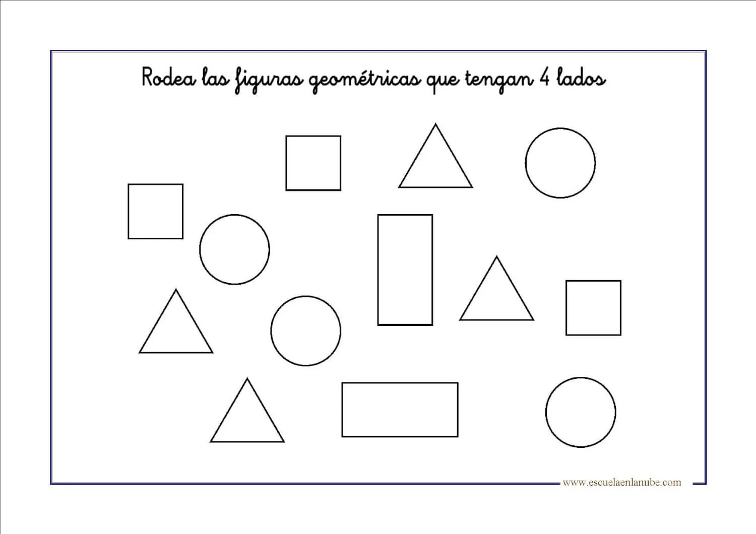 Actividades y fichas para enseñar las figuras geométricas Actividades y fichas para enseñar las figuras geométricas