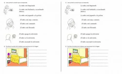 Ejercicios de rimas para primer grado - Imagui