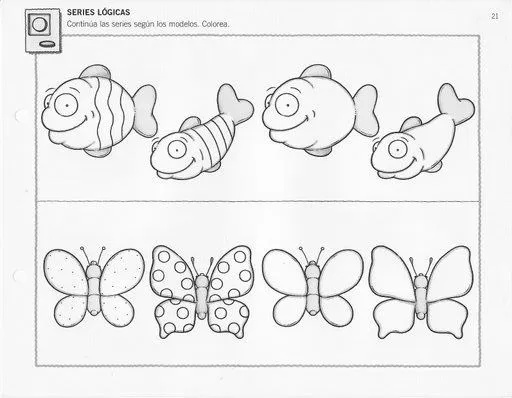 Actividades de grueso delgado para niños - Imagui