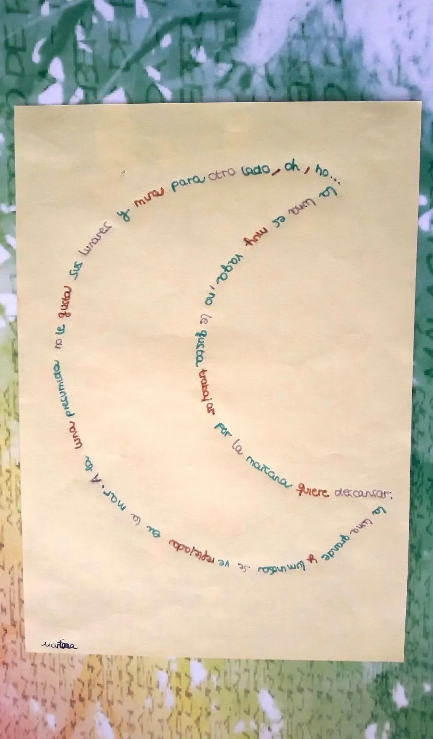 actividades LENGUA y LITERATURA: CALIGRAMAS EN EL AULA: EJERCICIOS DE  POESÍA VISUAL