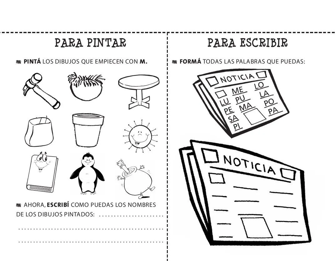 Actividades con la letra m - Imagui Actividades con la letra m - Imagui