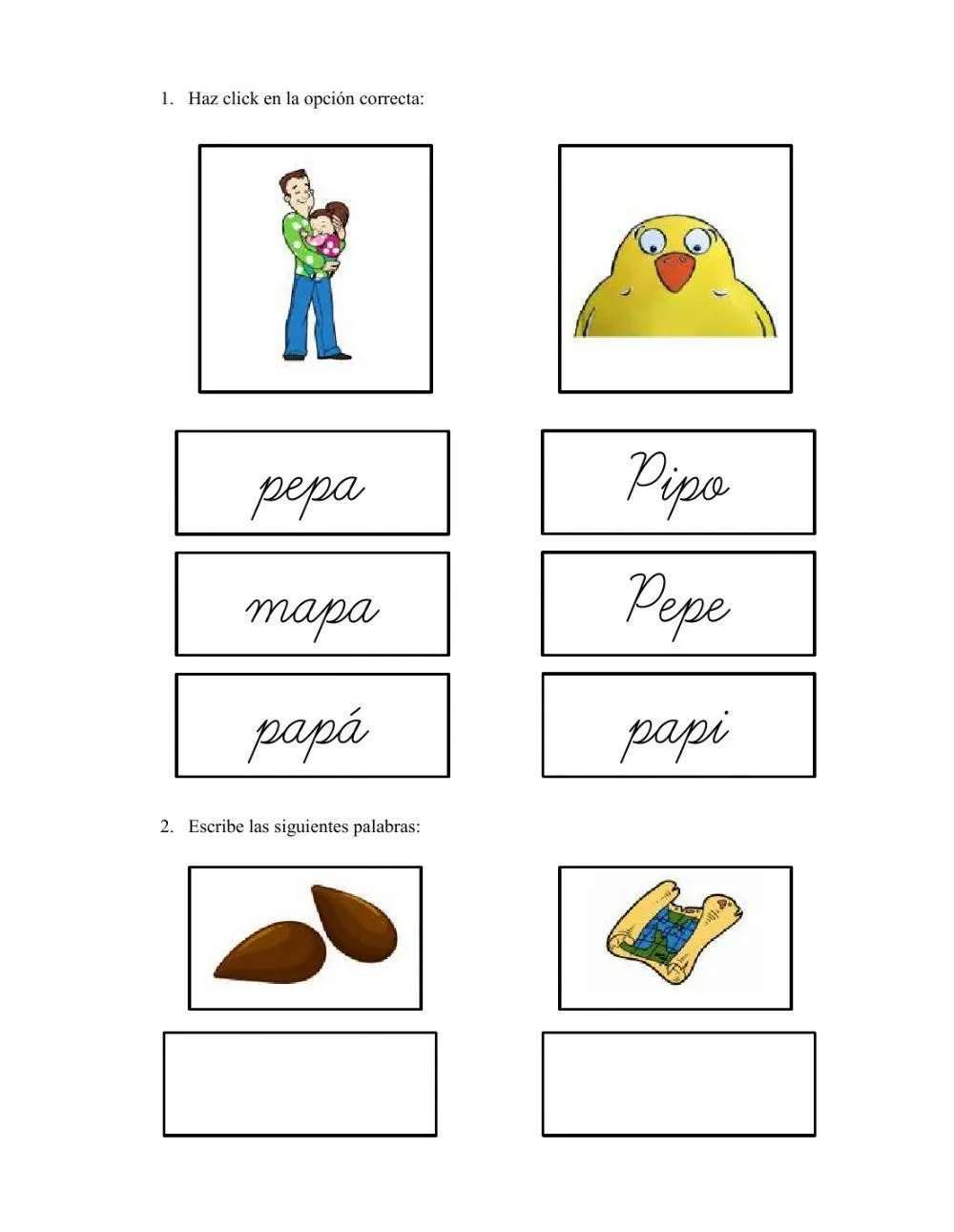 Actividades letra p worksheet | Live Worksheets Actividades letra p worksheet | Live Worksheets