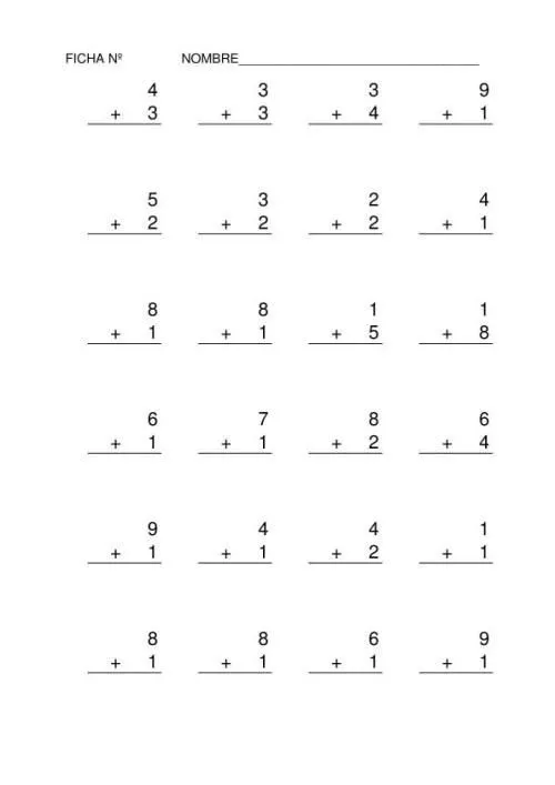 Actividades de matematica para primer grado primaria para imprimir ... Actividades de matematica para primer grado primaria para imprimir ...